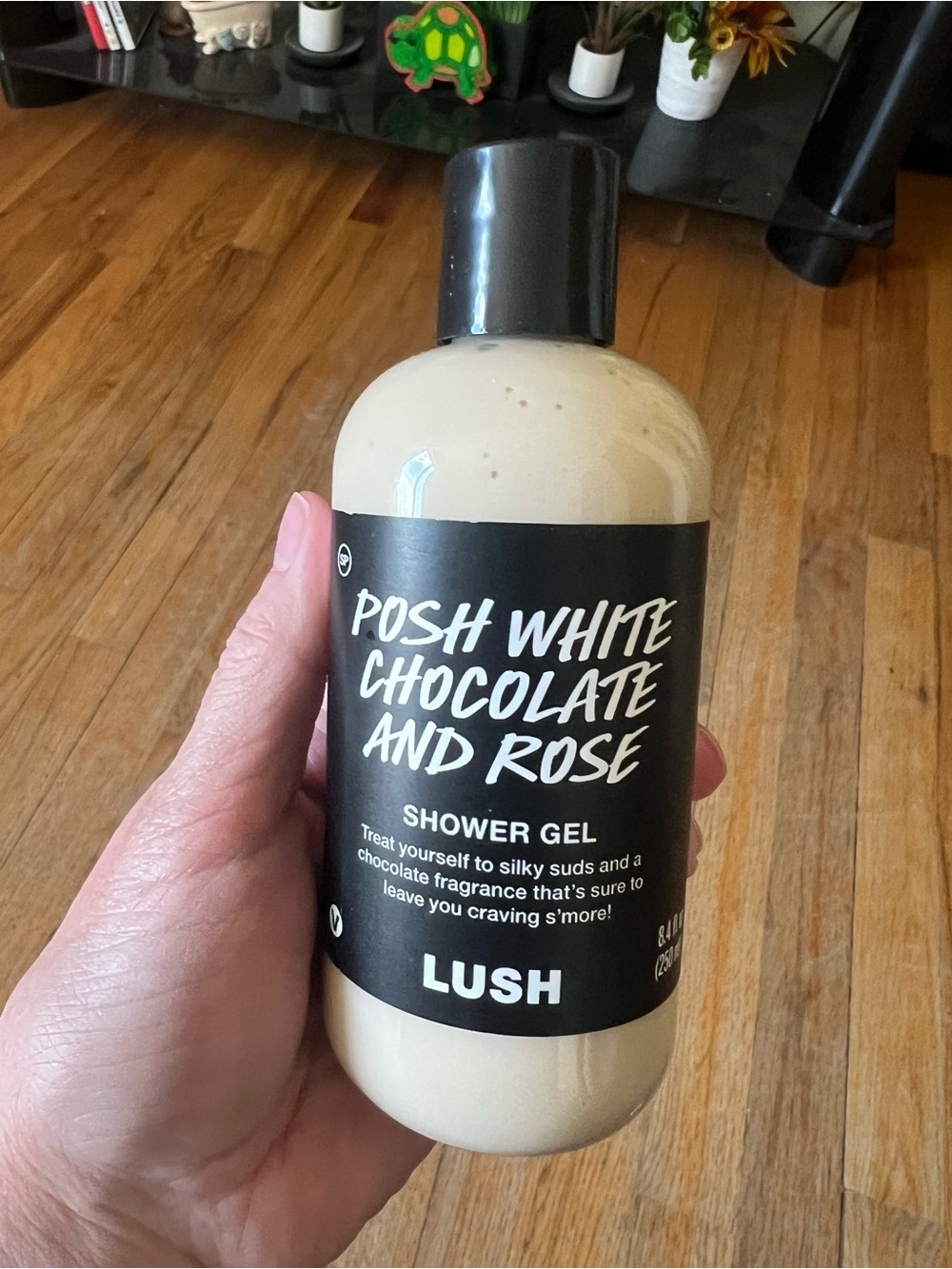 LUSH Posh White Chocolate and Rose Shower Gel - 8.4 oz BRAND NEW SEALED